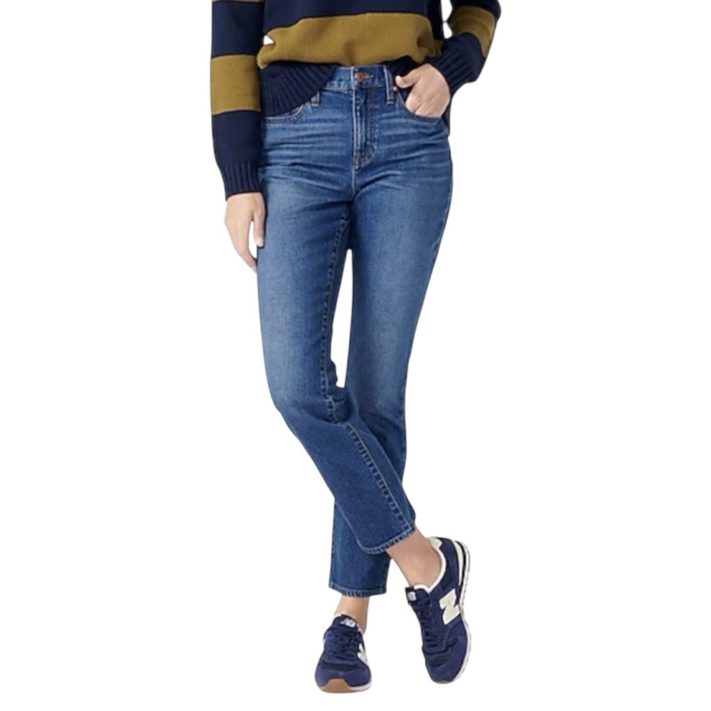 J. Crew Midwash Blue Boyfriend Jeans